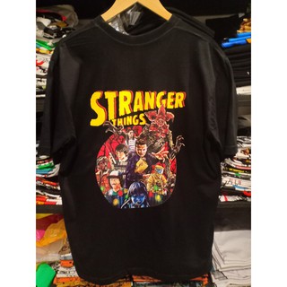 เสื้อยืดสีขาวเสื้อยืด Stranger Things T-shirtS-4XL