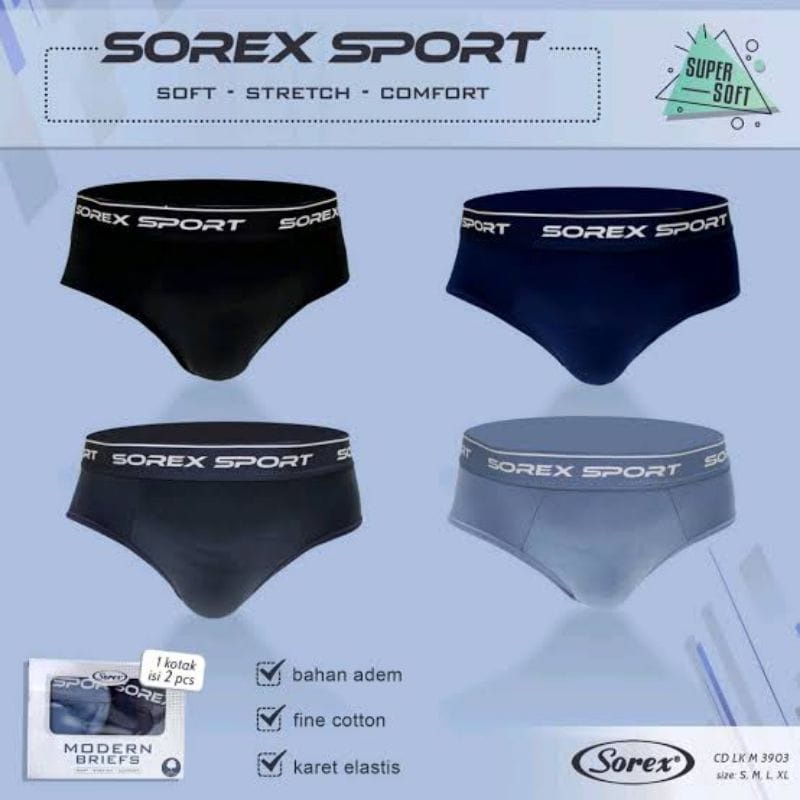 [BebeELLE] UNDERWARE MENS UNDERWEAR / MENS UNDERWEAR / SOREX MAN CD 3903 ✔️