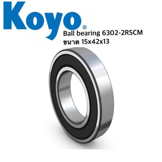 ตลับลูกปืน ball bearing 6302-2RSCM KOYO