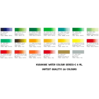 [Series C043-276] Kusakabe water colours 5 ml.