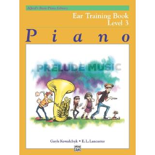 (โค้ดINCSM2Lลด70฿) Alfreds Basic Piano Library: Ear Training Book 3 00-6156
