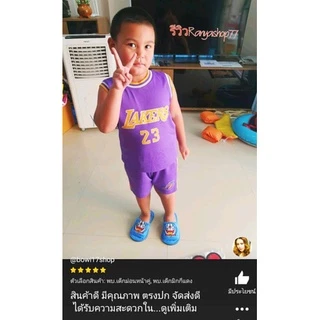 รองเท้าเด็กใส่เดินในบ้าน พื้นบาง นุ่ม ใส่สบาย ลายการ์ตูนน่ารัก ขนาด 22 cm