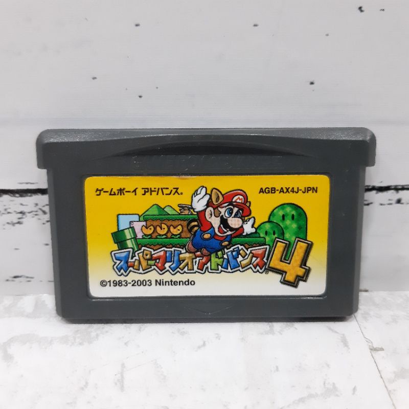 ตลับแท้ [GBA] [0030] Super Mario Advance 4 (Japan) (AGB-AX4J) Gameboy เกมบอย