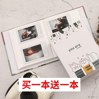 ❤เตรียมจัดส่ง❤ที่ใส่การ์ดอัลบั้ม สมุดอัลบั้มรูปโพลารอยด์ขนาดเล็กสามนิ้วสี่นิ้วสมุดเก็บอัลบั้ม 34 นิ้วความจุขนาดใหญ่อัลบั