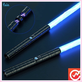 Rx Lightsaber ดาบโลหะ แบบชาร์จไฟ RGB 7 RGB 2 ชิ้น