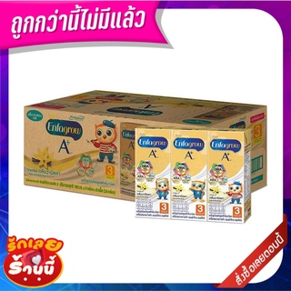 เอนฟาโกร เอพลัส นมยูเอชที สูตร 3 กลิ่นวานิลลา 180 มล. แพ็ค 24 กล่อง Enfagrow A+ Vanilla 180 ml x 24