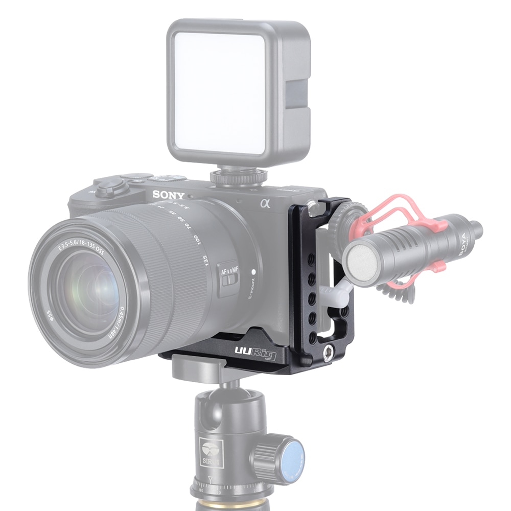 UURig C-A6600 Camera Cage for Sony A6600 1/4 Thread Hole to Top Handle ...