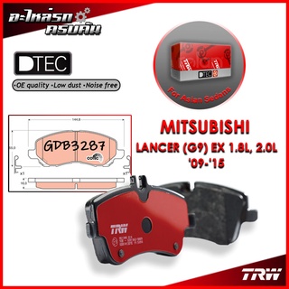 TRW ผ้าเบรคหน้า MITSUBISHI LANCER (G9) EX 1.8L, 2.0L 09-15 (GDB3287)