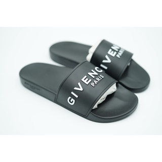 GIVENCHY BLACK SLIDES