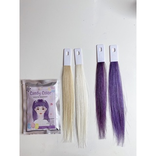 ทรีทเม้นท์เปลี่ยนสีผม  ASH VIOLET-CANDY COLOR KERATIN TREATMENT (แคนดี้คัลเลอร์เคราตินทรีทเม้นท์)