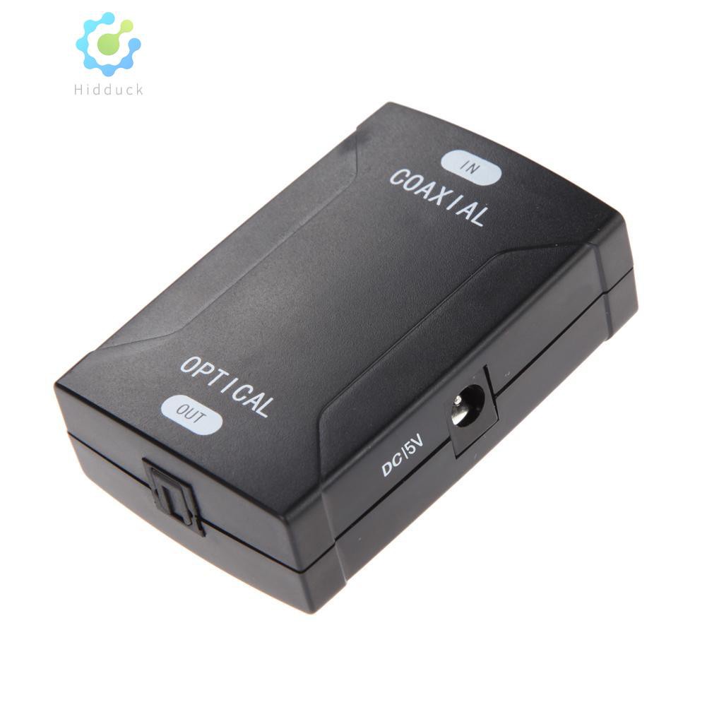 Hidduck อะแดปเตอร์แปลงเสียงดิจิตอล Coaxial Rca To Optical Toslink Spdif (ปลั๊ก Us) #7