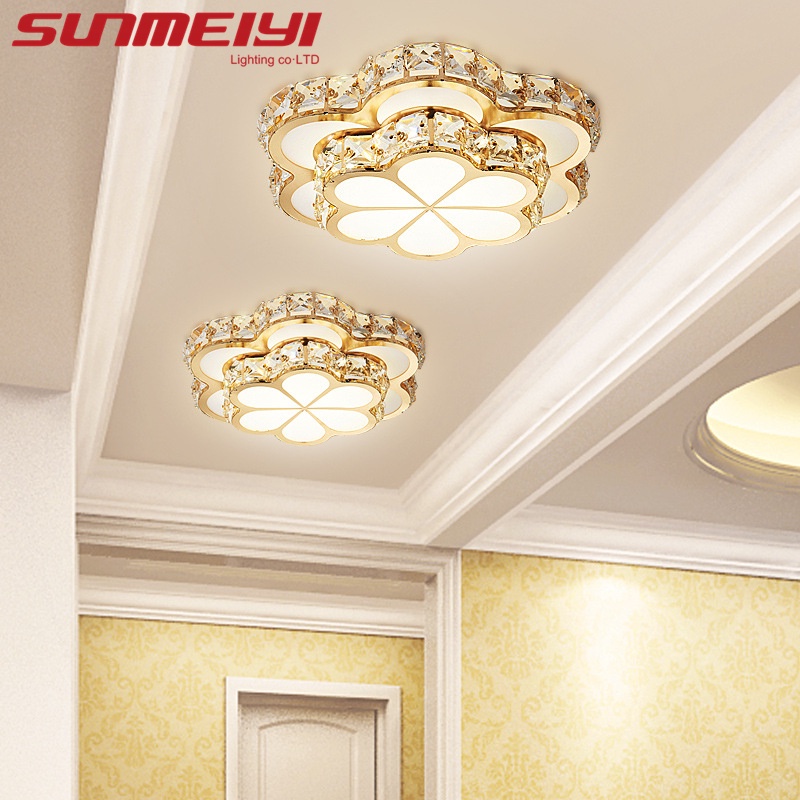 Sunmeiyi โคมไฟ LED รูปดอกไม้ สําหรับตกแต่งเพดาน