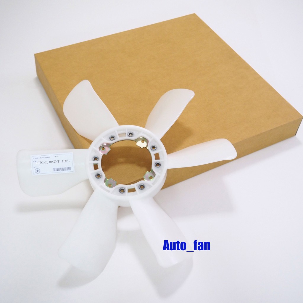 ใบพัดลมหม้อน้ำฮีโน่ HINO JO7C-TURBO, JO5C-TURBO รหัส 16306-2671