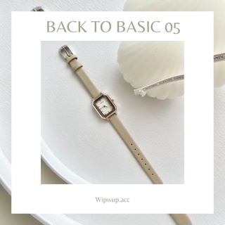 [ลด80ใส่โค้ด WIPOCT22]นาฬิกา 🧡Back to Basic 05 รุ่นนี้น่ารักมากๆค่า ขนาดกลางๆ มี 2 สี