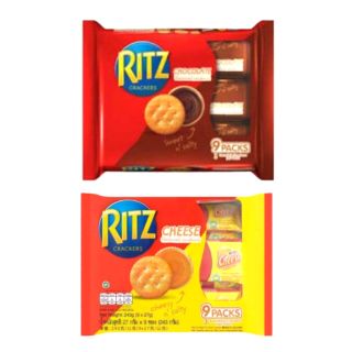 RITZ  ริทซ์ มัลติแพคช็อกโกแลต &amp; ชีส ขนาด27กรัม×9ชิ้น