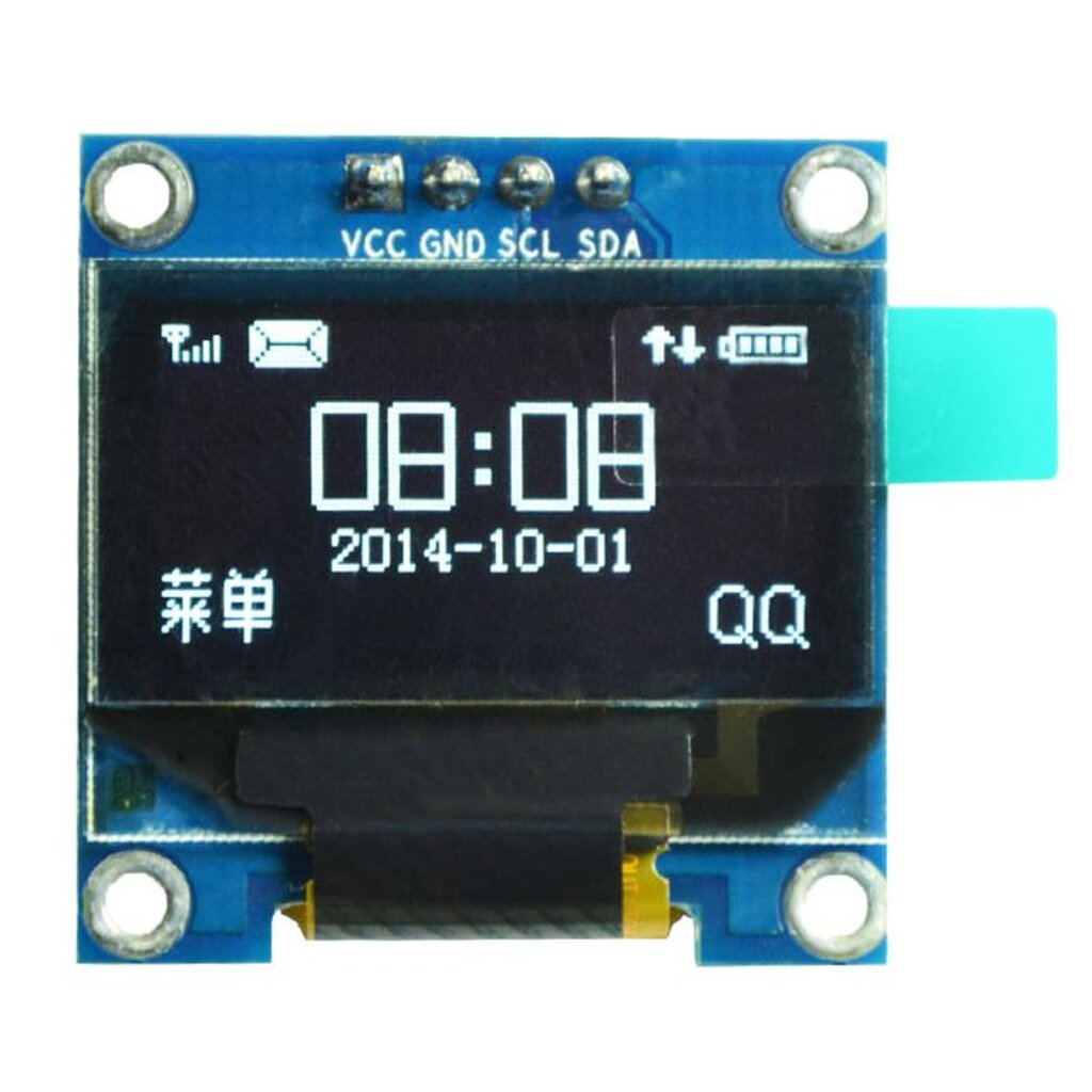 OLED Display I2C Module 0.96" for Arduino จอ OLED (White)