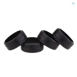 4Pcs/Set 1/10 Grain Drift Car Tires Plastic Hard Tyre for Traxxas HSP Tamiya HPI Kyosho RC Car Part