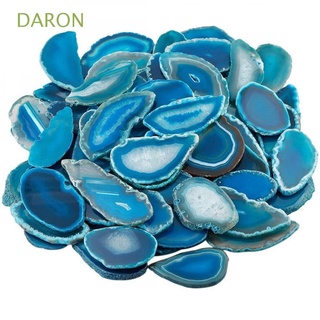 DARON Irregular Jewelry Accessories Natural Agate Geode DIY Home Decoration Reiki Stone Slice Stone Polished Brazil Healing Quartz Pendant/Multicolor