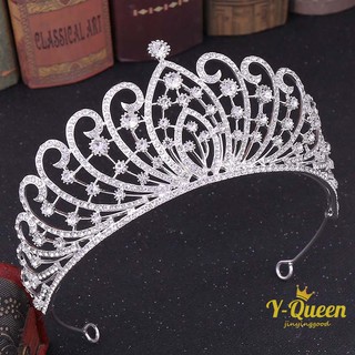 New High Grade Baroque Crown Tiara Europe and the United States Beam Luxury Handmade Rhinestone