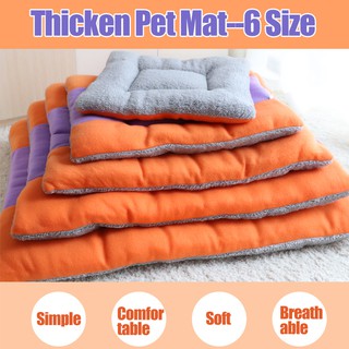 110 * 90cm  ซม. เตียงสุนัขสำหรับสัตว์เลี้ยง Soft Pet Mat Thicken Pet Bed Cat Sleeping Pad