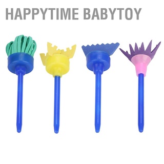 Happytime Babytoy ชุดแปรงฟองน้ําวาดภาพของเล่นสําหรับเด็ก 26 ชิ้น