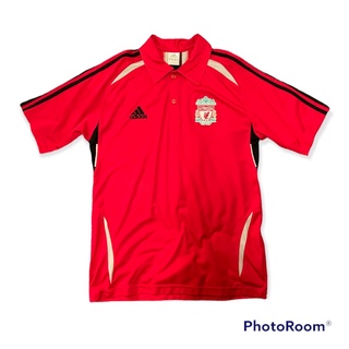 ส่งต่อเสื้อออกกำลังกาย Adidas liverpool ผ้าระบายความร้อนดีมาก สีแดง