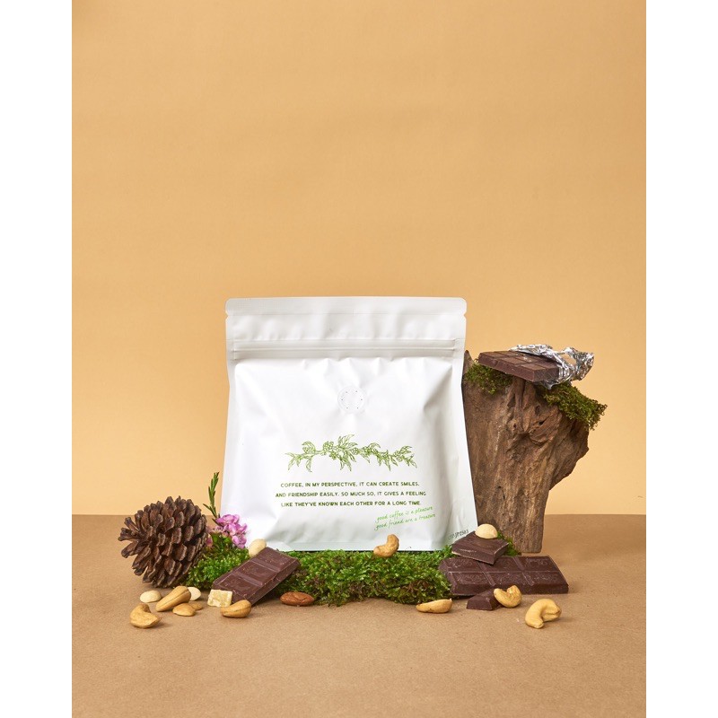 ☃เมล็ดกาแฟ คั่วเข้ม full city Nana Coffee Roasters - Brazil Blend