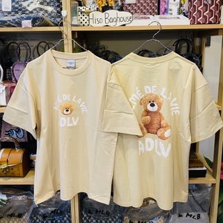 พร้อมส่ง เสื้อ ADLV แท้💯% BABY FACE SHORT SLEEVE T-SHIRT BEIGE TEDDY BEAR จากเกาหลี