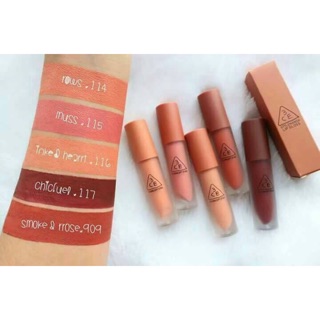 90‼️3CE MOOD RECIPE MATTE LIP COLOR  แบบจุ่ม เนื้อเเมท💄