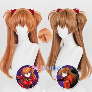 Manmei Anime Asuka Langley Soryu Cosplay Wig Heat Resistant Synthetic Hair Wigs