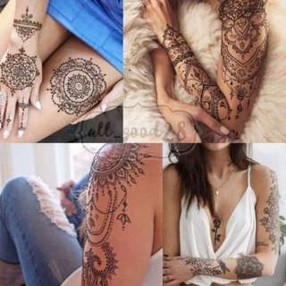 พร้อมส่ง⚡ สติ๊กเกอร์รอยสักเฮนน่า แทททูเฮนน่า Henna tattoo #10