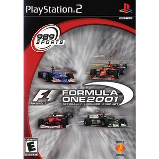 F1 Formula One 2001 PS2 แผ่นเกมส์ps2 เกมเพล2 แนวรถแข่ง F1-01 ps2