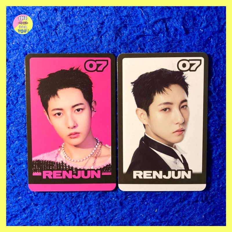 [READY] RENJUN NCT DREAM OFFICIAL Concept Glitch & SCRATCH ver Photocard PC จากโหมด Glitch Glimo Pop