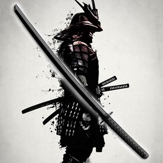 Wooden Sword Samurai Katana JAPAN ดาบไม้ ซามูไร สีดำ Black Bokken ดาบไม้สำหรับฝึก เคนโด้ Kendo ดาบเคนโด้ ดาบญี่ปุ่น 剣道剣