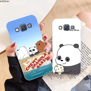 เคสโทรศัพท์มือถือลายการ์ตูนหมีสําหรับ Samsung A 3 A 5 A 6 A 7 A 8 A 9 Star Pro Plus E5 E7 2016 2017 2018