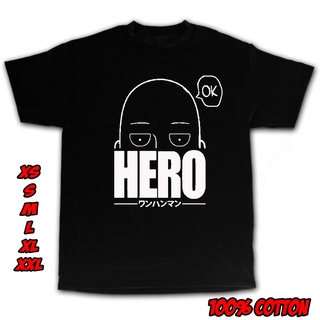 เสื้อคู่วินเทจ - เสื้อยืดสําหรับผู้ชาย☁L.One Punch Man Hero Saitama (OPM22) เสื้อยืดสําหรับผู้ชาย/เ