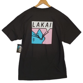 Lakai Carson เสื้อยืดลําลอง แขนสั้น คอกลม พิมพ์ลายแมวขี้เกียจ พลัสไซซ์ เหมาะกับการเล่นสเก็ตบอร์ด แฟชั่นฤดูร้อน สําหรับผู