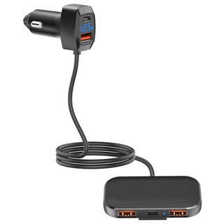 SC02 ชาร์ทรถ 5พอร์ต (3+2) Multi-port USB PORT CAR CHARGER 5 PORT