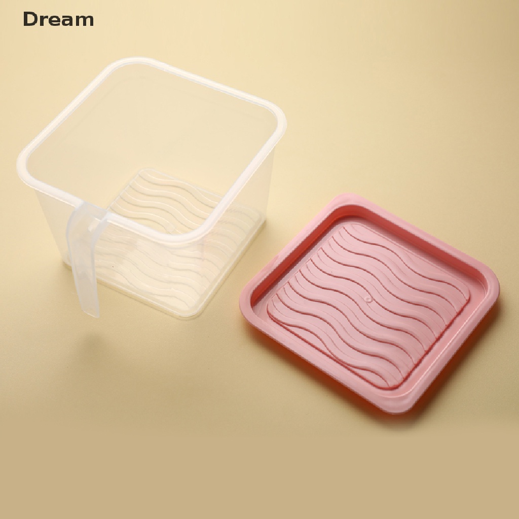 ⇱  Refrigerator Organizer Food Container With Lid Handle Plastic Fresh-Keeping Box On Sale