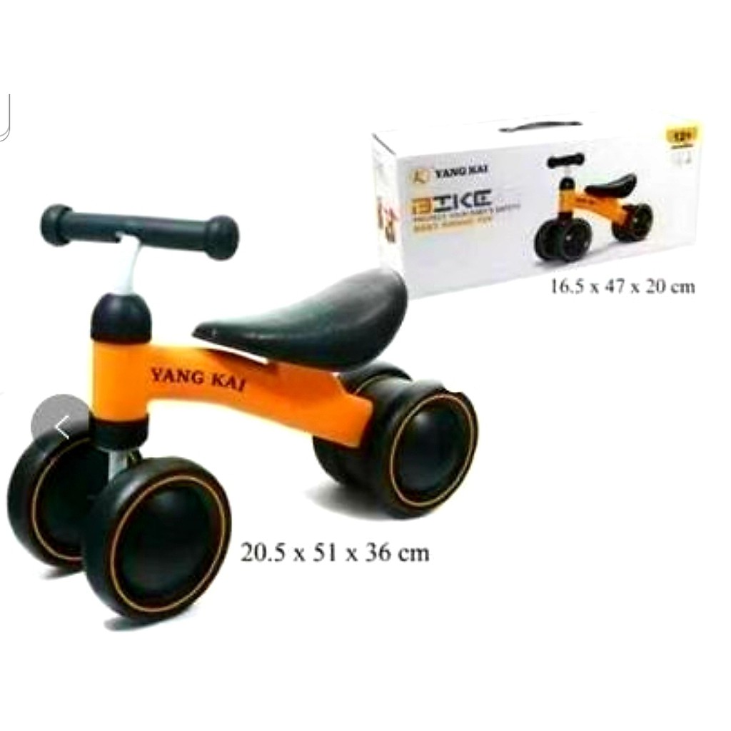 จักรยานทรงตัว  จักรยานขาไถ ฝึกทรงตัวจักรยานขาไถ4ล้อ จักรยานฝึกการทรงตั BALANCE BIKE