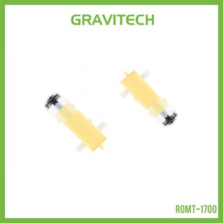 [Gravitechthai]Hobby Gearmotor 48:1 200 RPM Straight - Pair