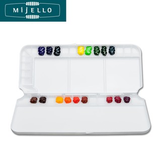 Mijello จานสีน้ำ Bullet 32 สี (BULLET PROOF GLASS 32)