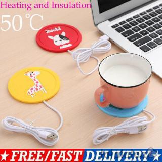 Electric Cup Warmer Heat USB Beverage Mug Mat Office Tea Coffee Heater Pads