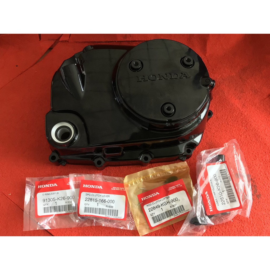ฝาครัชมือแท้ MSX แบบเจาะคันสตาร์ท แปลงใส่ W-125s / W-125-R / W-125-X / W-125i บังลม / W-125i ปลาวาฬ / W-125i Led