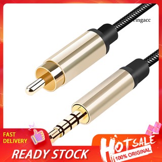 Rac_ 1 / 2 ม. Rca To Aux 3 . 5 มม. Jack Coaxial สายเคเบิ้ลเชื่อมต่อเสียงสําหรับ Xiao - Mi 1 / 2 Tv