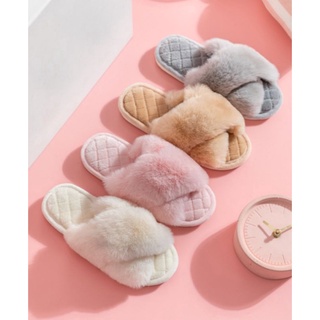 รองเท้าเดินในบ้าน​ Comfy Fur Slipper​ (Premium​ Slipper)​