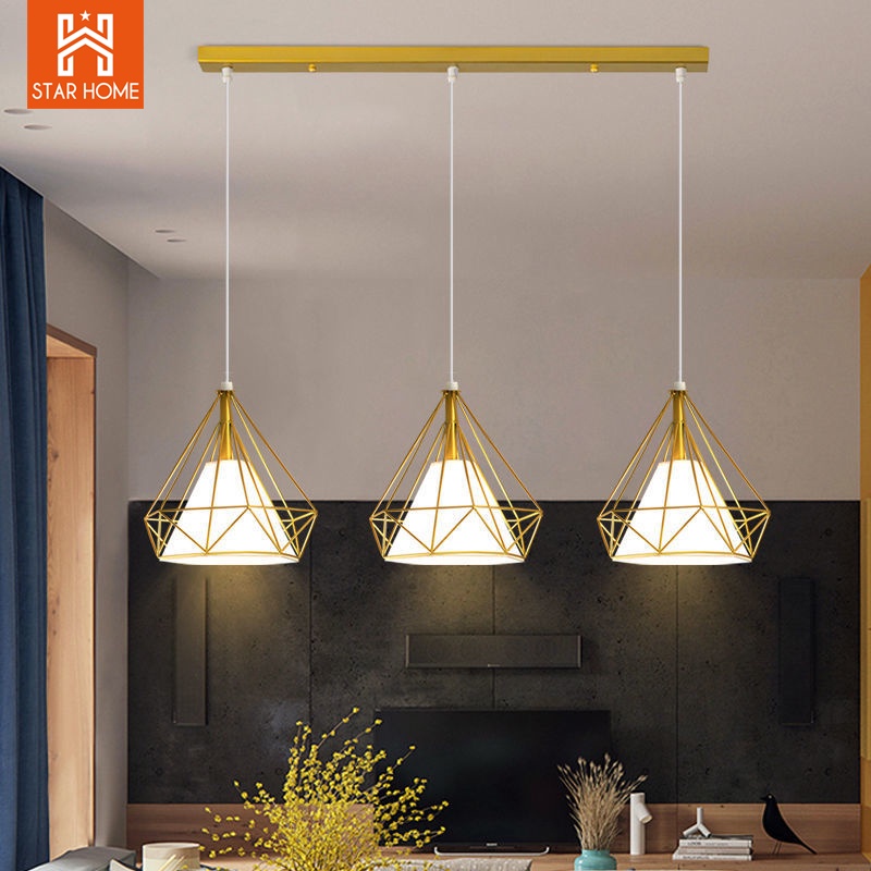 โคมไฟ โคมไฟเพดาน โคมระย้าเพชร  โคมไฟเพดานเรียบง่ายสไตล์โมเดิร์น Ceiling Lights