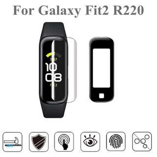 【Ready Stock】 ฟิล์มป้องกันรอยหน้าจอ 3D 3 ชิ้นสําหรับ Samsung -Galaxy Fit2 R220 Smart Wristband Fit2