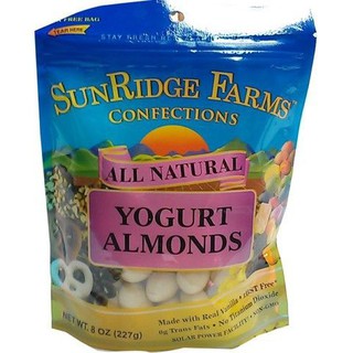 Sunridge Farms All Natural Almond Yogurt 8oz ซันริดจ์ฟาร์มโยเกิร์ตอัลมอนด์ธรรมชาติทั้งหมด 8 ออนซ์