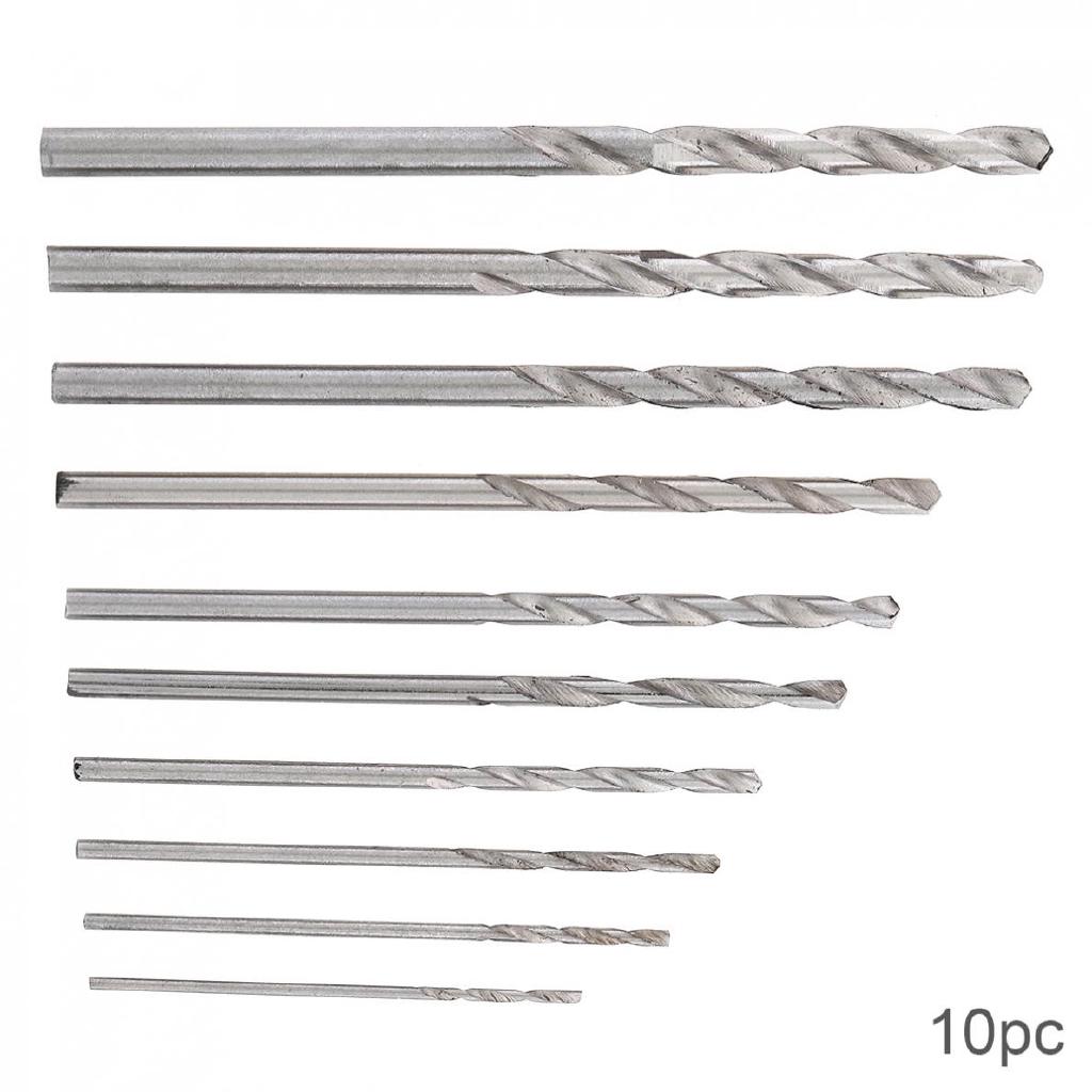 ชุดหัวสว่านไฮสปีดความเร็วสูง HSS Twist Drill Bits 10 ชิ้น